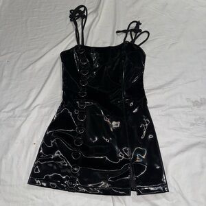 Dolls Kill Darker Wavs Ambient O-Ring Mini Dress